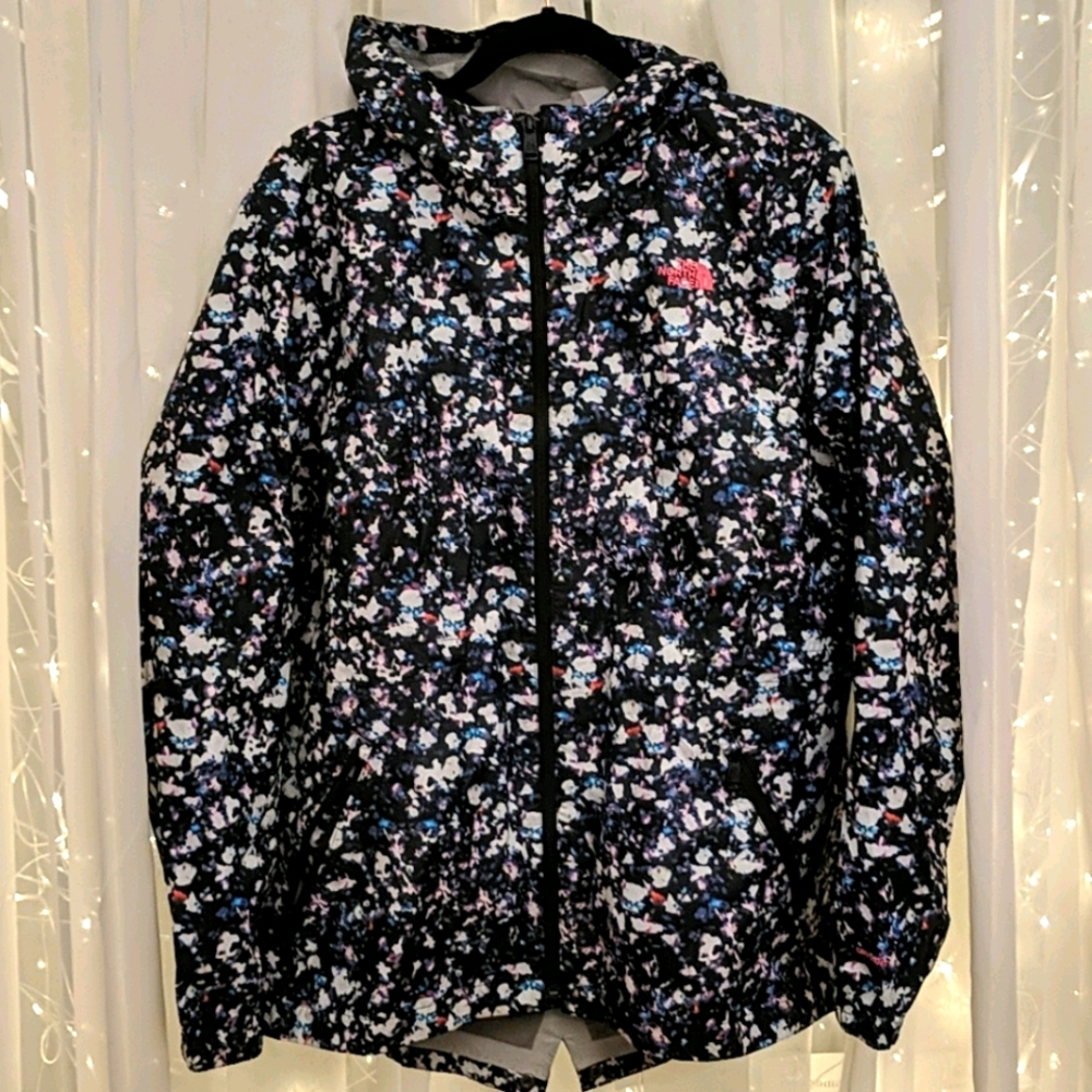 North face KARENNA waterproof floral rain jacket